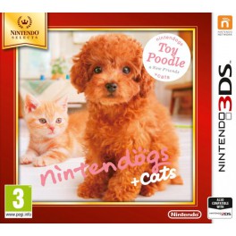 Nintendogs + Gatos Caniche Toy Selects - 3DS