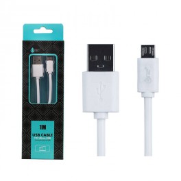 Cable datos One Micro USB 2000M 1m Blanco