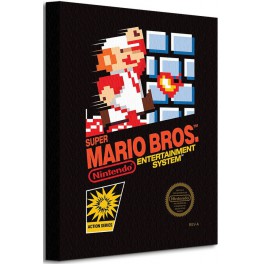 Lienzo Super Mario Bros NES Cover (30x40cm)