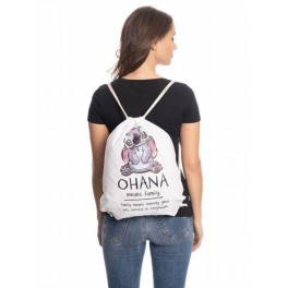 Lilo & Stitch Mochila tipo saco Ohana Means Fa