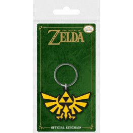 Legend of Zelda Llavero caucho Triforce 6 cm