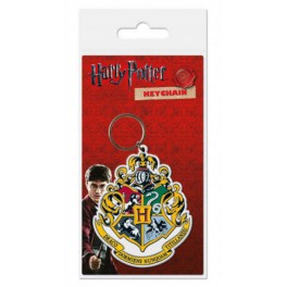 Harry Potter Llavero caucho Hogwarts Crest 6 cm