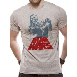 Star Wars Camiseta Solo Chewie Duet Retro