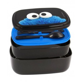 Barrio Sésamo Cajas Bento Cookie Monster