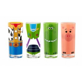 Toy Story 4 Pack de 4 Vasos para zumo