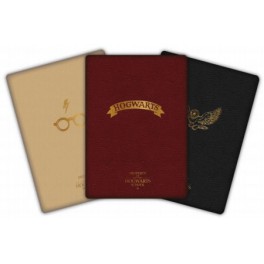 Harry Potter Set de 3 Libretas Hogwarts