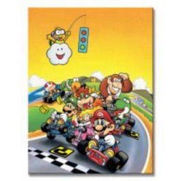 Lienzo Super Mario Kart Retro (30x40cm)