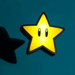 Super Mario lámpara con sonido Super Star