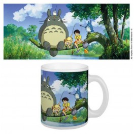 Studio Ghibli Taza Totoro Fishing