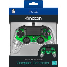 Mando Nacon Verde Light (Cable) Licenciado - PS4