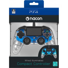 Mando Nacon Azul Light (Cable) Licenciado - PS4