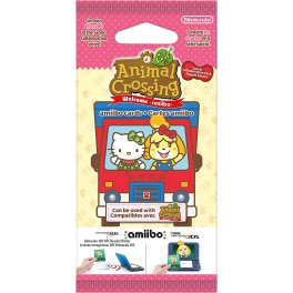 Pack 6 Tarjetas Animal Crossing Sanrio Hello Kitty