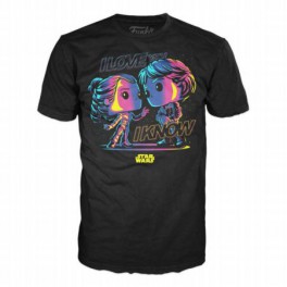 Star Wars Loose POP! Tees Camiseta Han Loves Leia
