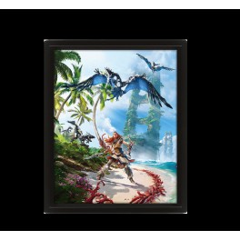 Horizon Forbidden West Cuadro 3D