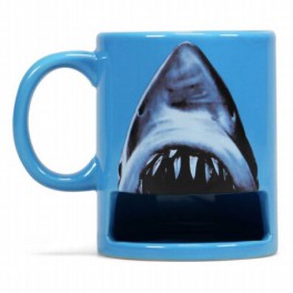 Tiburón Taza con compartimento para galleta