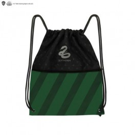 Harry Potter Mochila saco Slytherin de algod&oacut