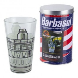 Jurrasic Park Barbasol Vaso de vidrio