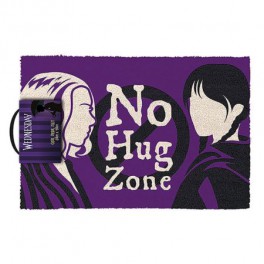 Felpudo No Hug Zone Wednesday 60 x 40 x 1,5 cm