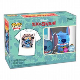 Lilo & Stitch POP!Minifigura y Camiseta Stitch