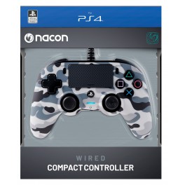 Mando Nacon gris camuf.(cable) lcdo - PS4