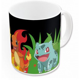 Taza cerámica 325ml cambio color pokemon